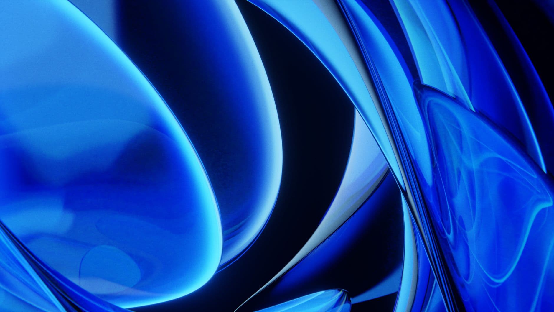 Dynamic abstract blue wave design creating a modern and futuristic aesthetic.